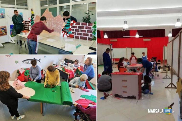 villaggio di babbo natale al Csr Aias Marsala 768x512